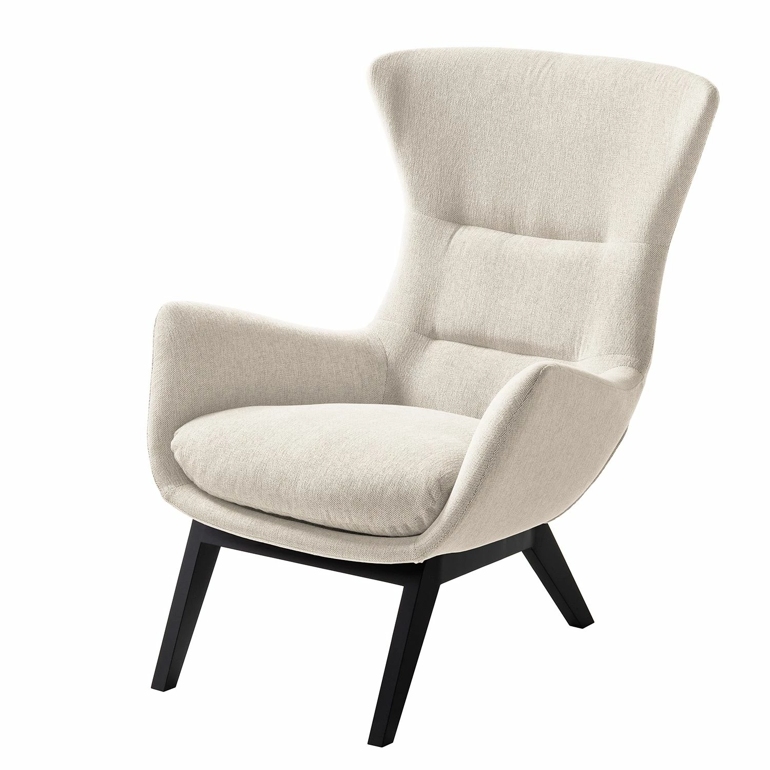Studio Copenhagen Fauteuil Hepburn I - Tissu Saia: Beige - Noir 3 Studio Copenhagen Fauteuil Hepburn I - Tissu Saia: Beige - Noir