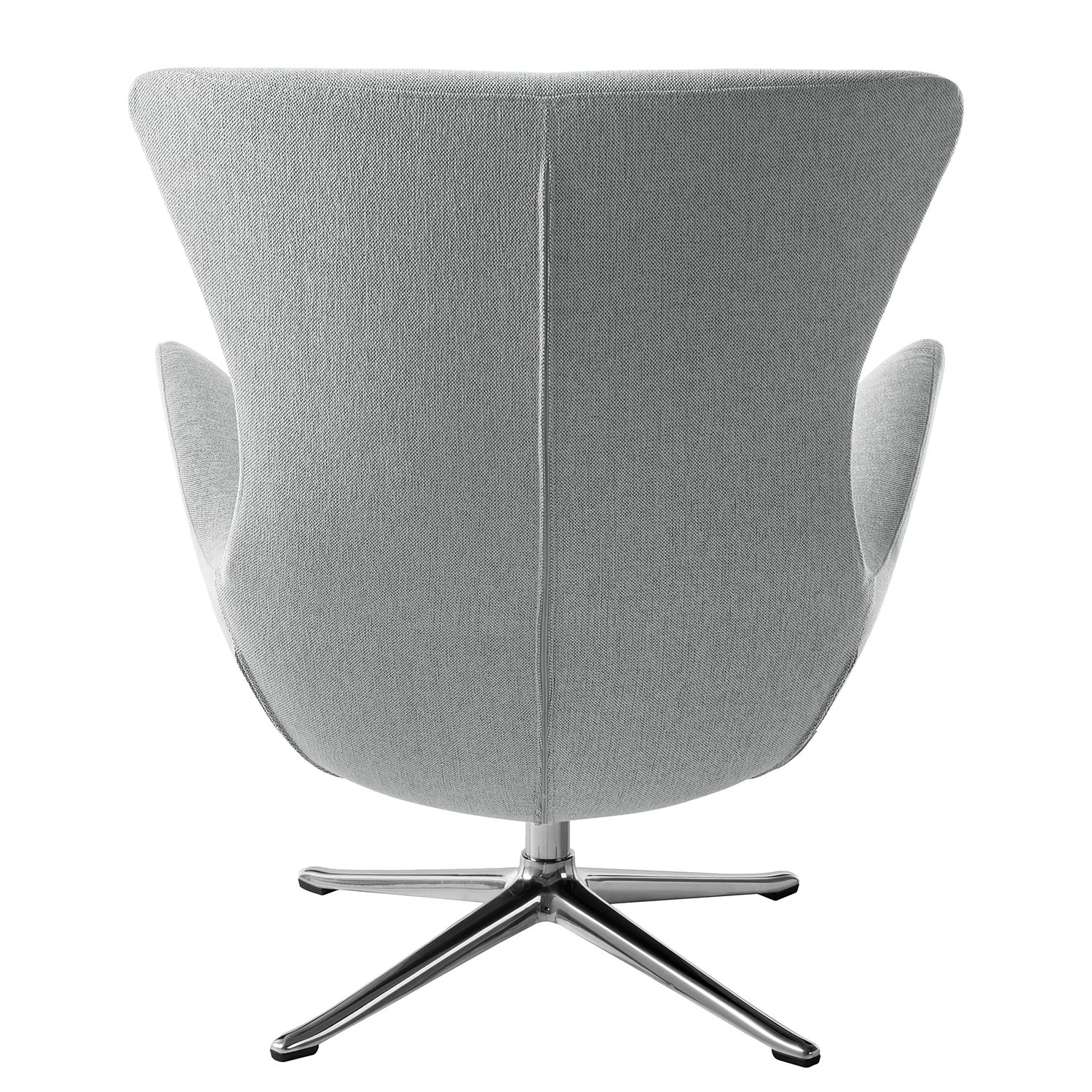 Studio Copenhagen Fauteuil Hepburn III - Tissu Saia: Gris clair - Chrome brillant 7 Studio Copenhagen Fauteuil Hepburn III - Tissu Saia: Gris clair - Chrome brillant – Image 5