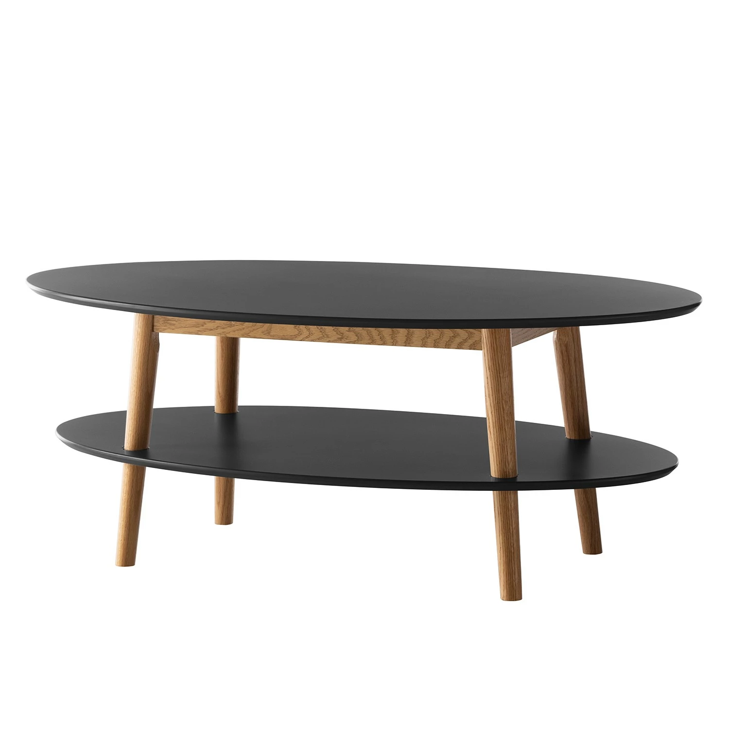 Mørteens Table basse Lindholm - Partiellement en chêne massif - Gris 7 Mørteens Table basse Lindholm - Partiellement en chêne massif - Gris – Image 5