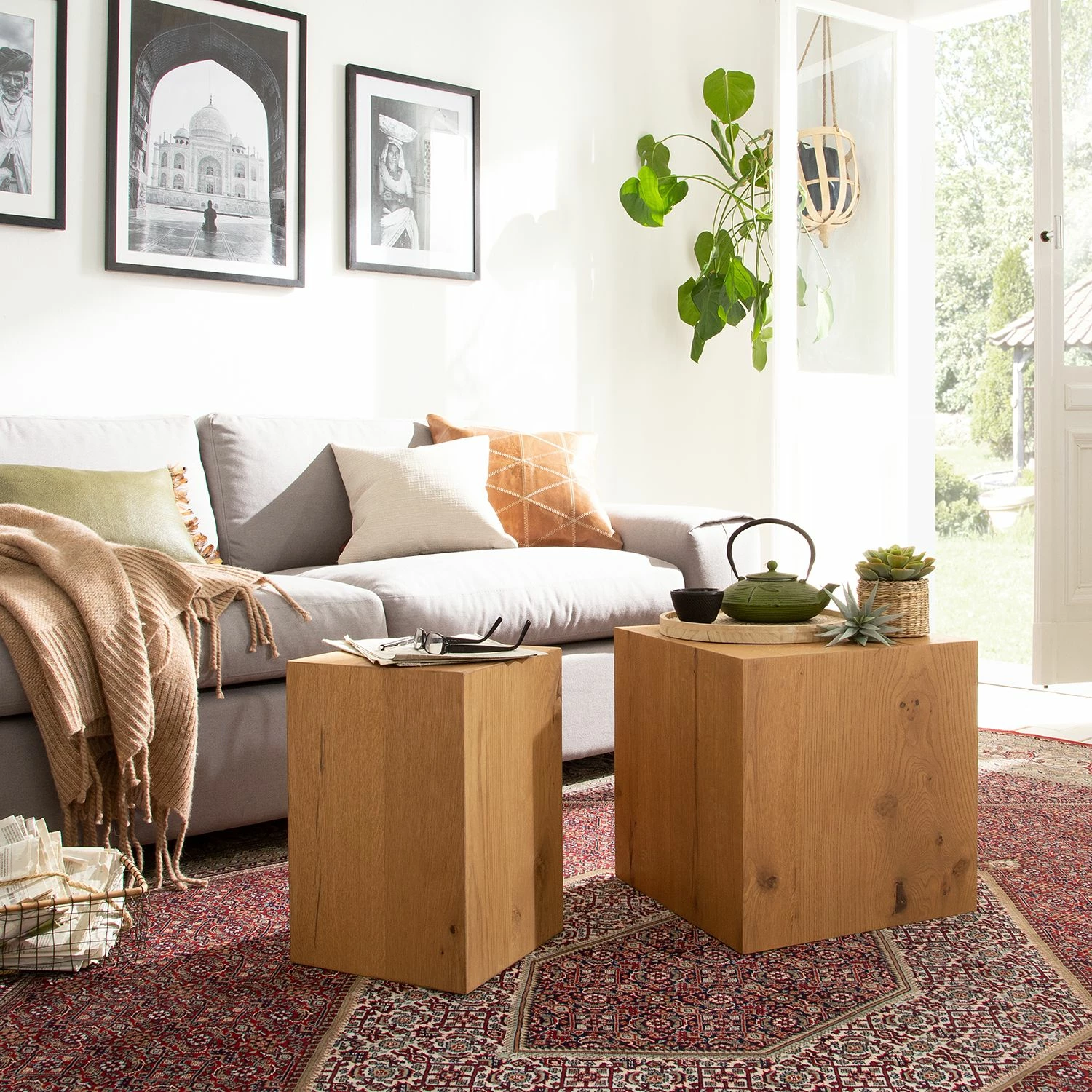 Studio Copenhagen Table d’appoint Cubus II - Chêne 4 Studio Copenhagen Table d’appoint Cubus II - Chêne – Image 2