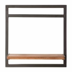 Ars manufacti Étagère murale Manchester - Acacia massif / Métal - Acacia / Anthracite - 40 x 40 cm 11 Ars manufacti Étagère murale Manchester - Acacia massif / Métal - Acacia / Anthracite - 40 x 40 cm -loftscape Boutique 1000117157 030 GALLERYIMAGES P000000001000117157