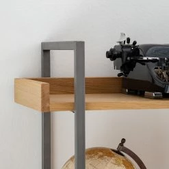 Ars manufacti Bibliothèque Dharai I - Placage en bois véritable / Métal - Chêne / Argenté 22 Ars manufacti Bibliothèque Dharai I - Placage en bois véritable / Métal - Chêne / Argenté -loftscape Boutique 1000117164 180827 07154919 GALLERYIMAGES P000000001000117164