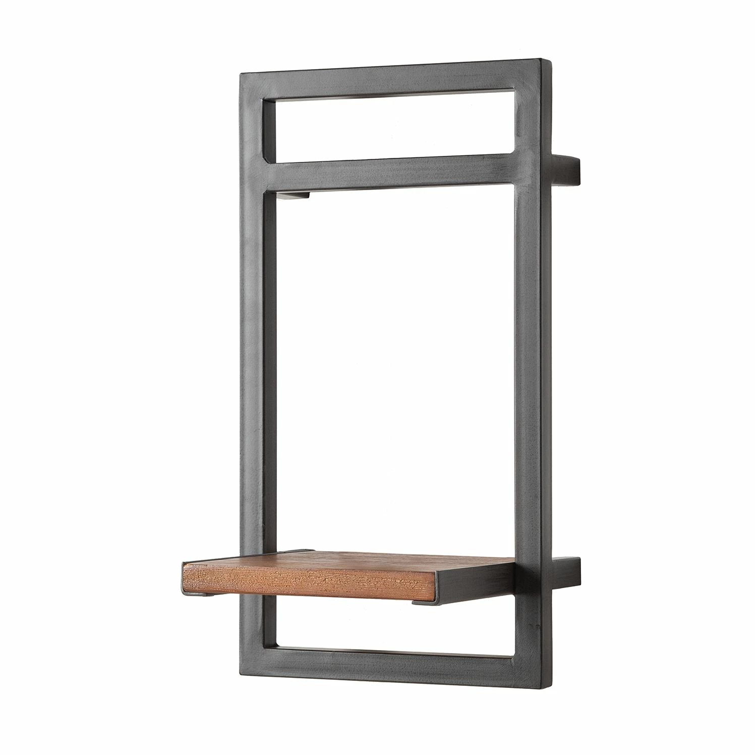 Ars manufacti Étagère murale Manchester - Acacia massif / Métal - Acacia / Anthracite - 22 x 40 cm 3 Ars manufacti Étagère murale Manchester - Acacia massif / Métal - Acacia / Anthracite - 22 x 40 cm