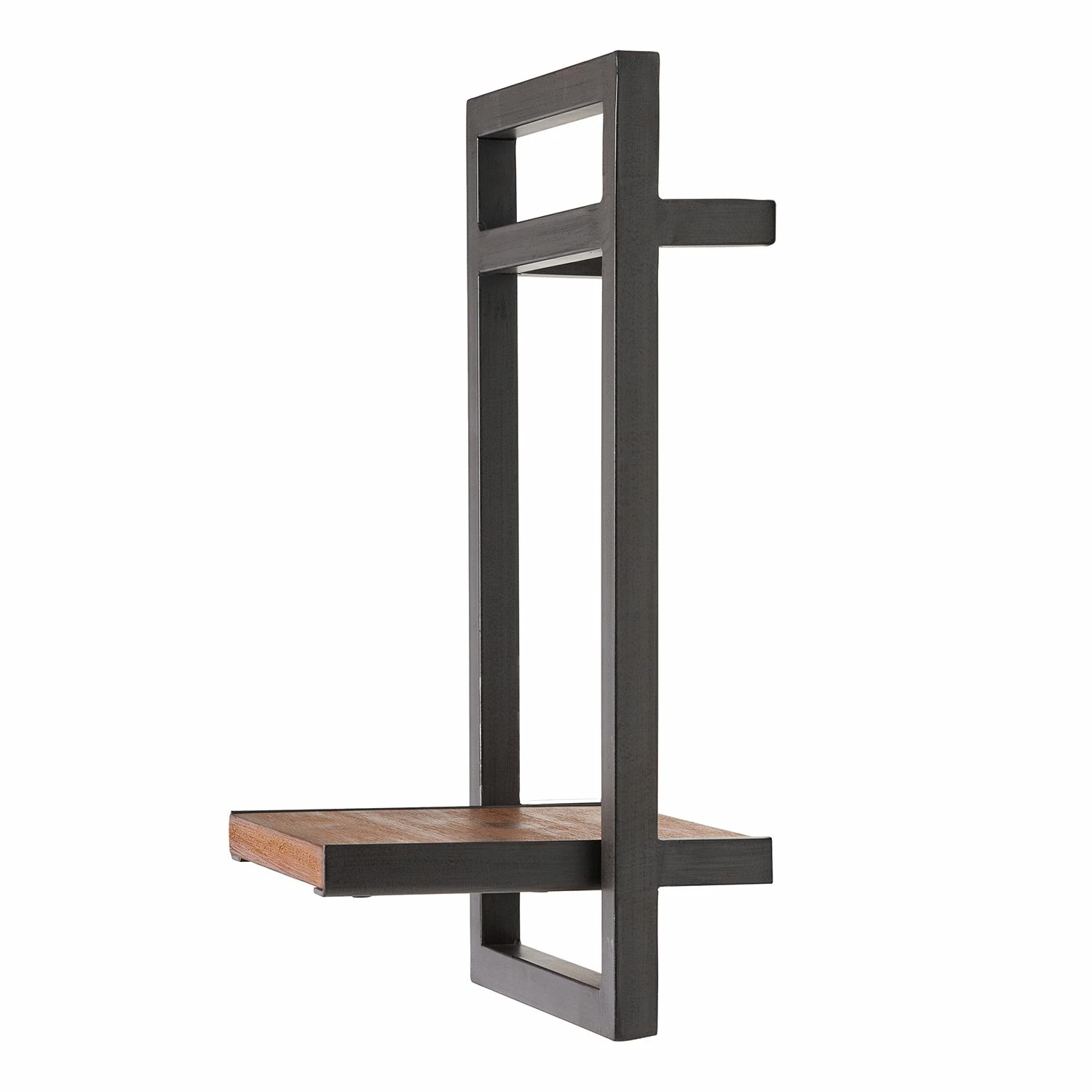 Ars manufacti Étagère murale Manchester - Acacia massif / Métal - Acacia / Anthracite - 22 x 40 cm 7 Ars manufacti Étagère murale Manchester - Acacia massif / Métal - Acacia / Anthracite - 22 x 40 cm – Image 5