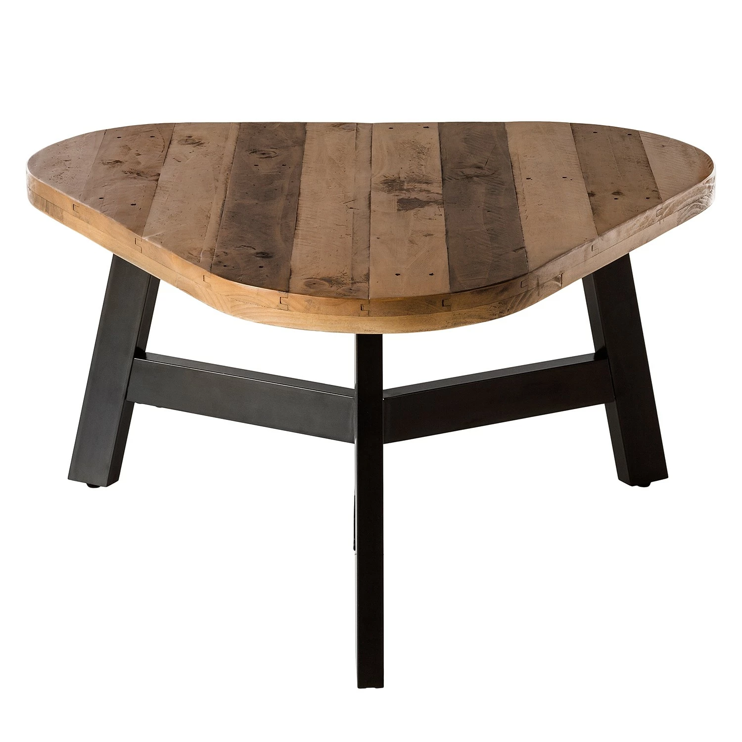 Ars manufacti Table basse Tamati II - Pin ancien / Métal - Pin foncé / Noir 9 Ars manufacti Table basse Tamati II - Pin ancien / Métal - Pin foncé / Noir – Image 7