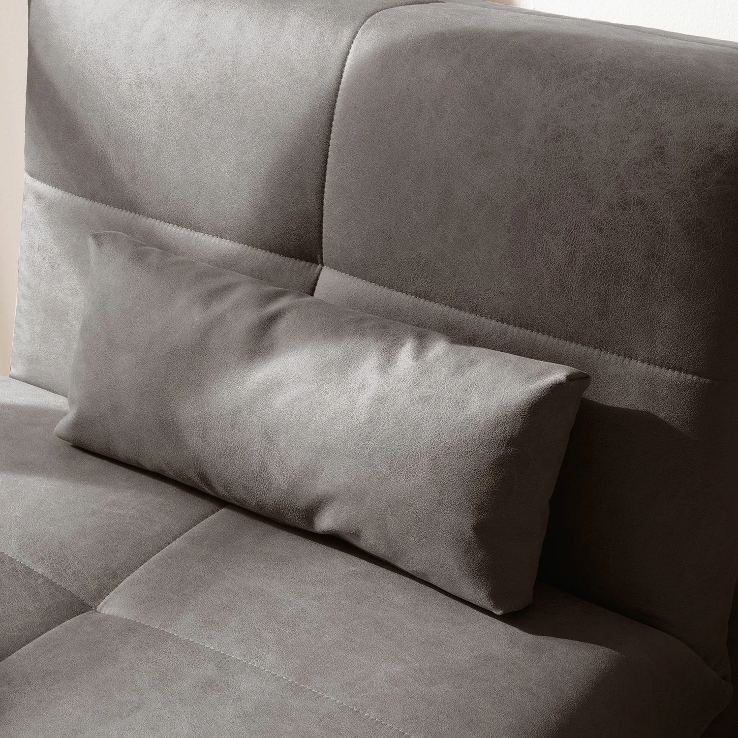 Ars Natura Fauteuil convertible Simla I - Microfibre - Gris lava 15 Ars Natura Fauteuil convertible Simla I - Microfibre - Gris lava – Image 13