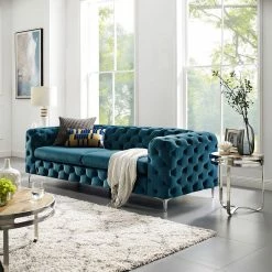 Jack & Alice Canapé Leominster II (3 places) - Velours Jila: Pétrole 15 Jack & Alice Canapé Leominster II (3 places) - Velours Jila: Pétrole -loftscape Boutique 1000119244 190405 11221900006 MOOD GALLERYIMAGES P000000001000119244 mood