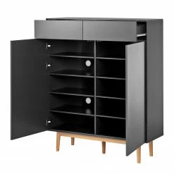 Mørteens Meuble à chaussures Lindholm II - Partiellement en chêne massif - Gris -loftscape Boutique 1000119255 190201 17015000014 GALLERYIMAGES P000000001000119255