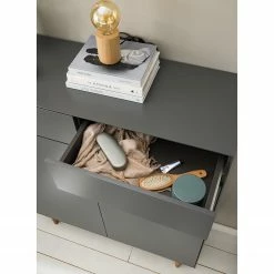 Mørteens Meuble à chaussures Lindholm II - Partiellement en chêne massif - Gris -loftscape Boutique 1000119255 200916 16053800021 DETAILS P000000001000119255