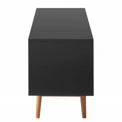 Mørteens Meuble TV Lindholm - Partiellement en chêne massif - Gris - 180 x 45 cm -loftscape Boutique 1000119256 190130 14191400004 GALLERYIMAGES P000000001000119256