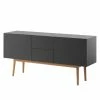 Mørteens Buffet Lindholm III - Partiellement en chêne massif - Gris -loftscape Boutique 1000119257 190130 14191400007 IMAGE P000000001000119257