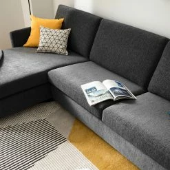 Fredriks Canapé d’angle Cipo I - Noir chiné - Méridienne courte à gauche (vue de face) 24 Fredriks Canapé d’angle Cipo I - Noir chiné - Méridienne courte à gauche (vue de face) -loftscape Boutique 1000119813 080 GALLERYIMAGES P000000001000119813