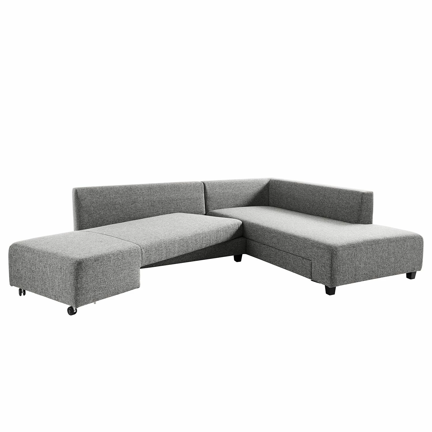 Fredriks Canapé d'angle Apex - Tissu - Platine - Méridienne longue à droite (vue de face) 10 Fredriks Canapé d'angle Apex - Tissu - Platine - Méridienne longue à droite (vue de face) – Image 8