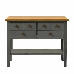 Maison Belfort Console Bergen I - Epicéa gris / Epicéa lessivé - Largeur : 102 cm