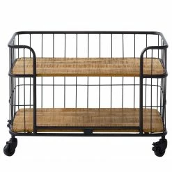 Ars manufacti Étagère Namber II - Manguier massif / Métal - Manguier / Noir -loftscape Boutique 1000122518 201008 06182500002 DETAILS P000000001000122518