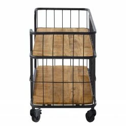 Ars manufacti Étagère Namber II - Manguier massif / Métal - Manguier / Noir -loftscape Boutique 1000122518 201008 06182900004 DETAILS P000000001000122518