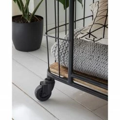 Ars manufacti Étagère Namber II - Manguier massif / Métal - Manguier / Noir -loftscape Boutique 1000122518 210129 15182300003 DETAILS P000000001000122518