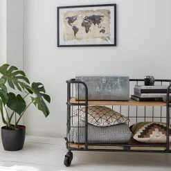 Ars manufacti Étagère Namber II - Manguier massif / Métal - Manguier / Noir -loftscape Boutique 1000122518 210129 15182800006 DETAILS P000000001000122518