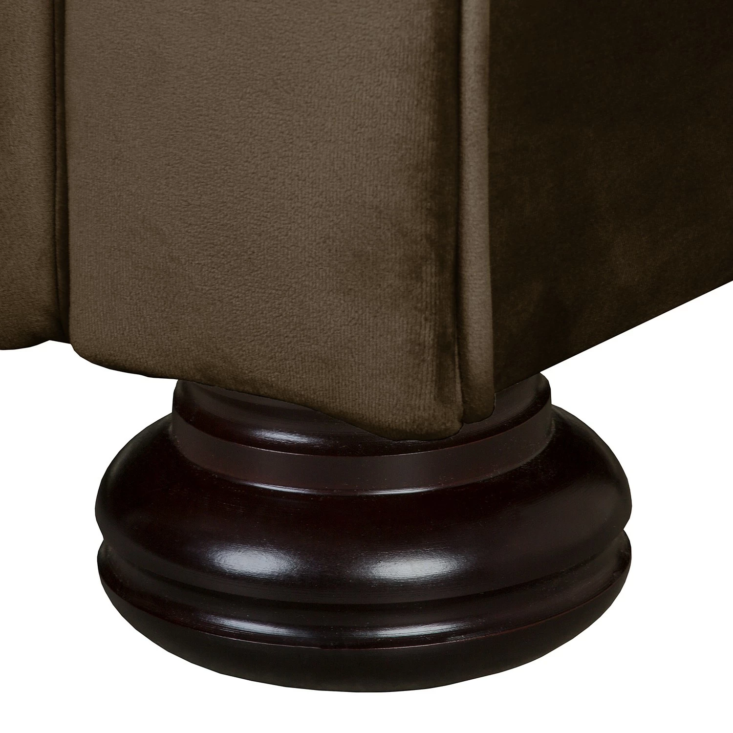 Velvet Studio Canapé Marau (3 places) - Marron 12 Velvet Studio Canapé Marau (3 places) - Marron – Image 10