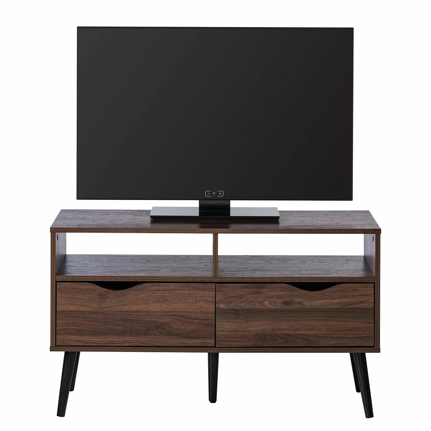 Mørteens Meuble TV Gjora II - Partiellement en hévéa massif - Noyer 6 Mørteens Meuble TV Gjora II - Partiellement en hévéa massif - Noyer – Image 4