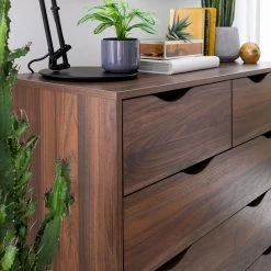 Mørteens Commode Gjora II - Partiellement en hévéa massif - Noyer -loftscape Boutique 1000123696 190405 15413800018 GALLERYIMAGES P000000001000123696