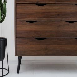 Mørteens Commode Gjora II - Partiellement en hévéa massif - Noyer -loftscape Boutique 1000123696 190405 15413800021 GALLERYIMAGES P000000001000123696