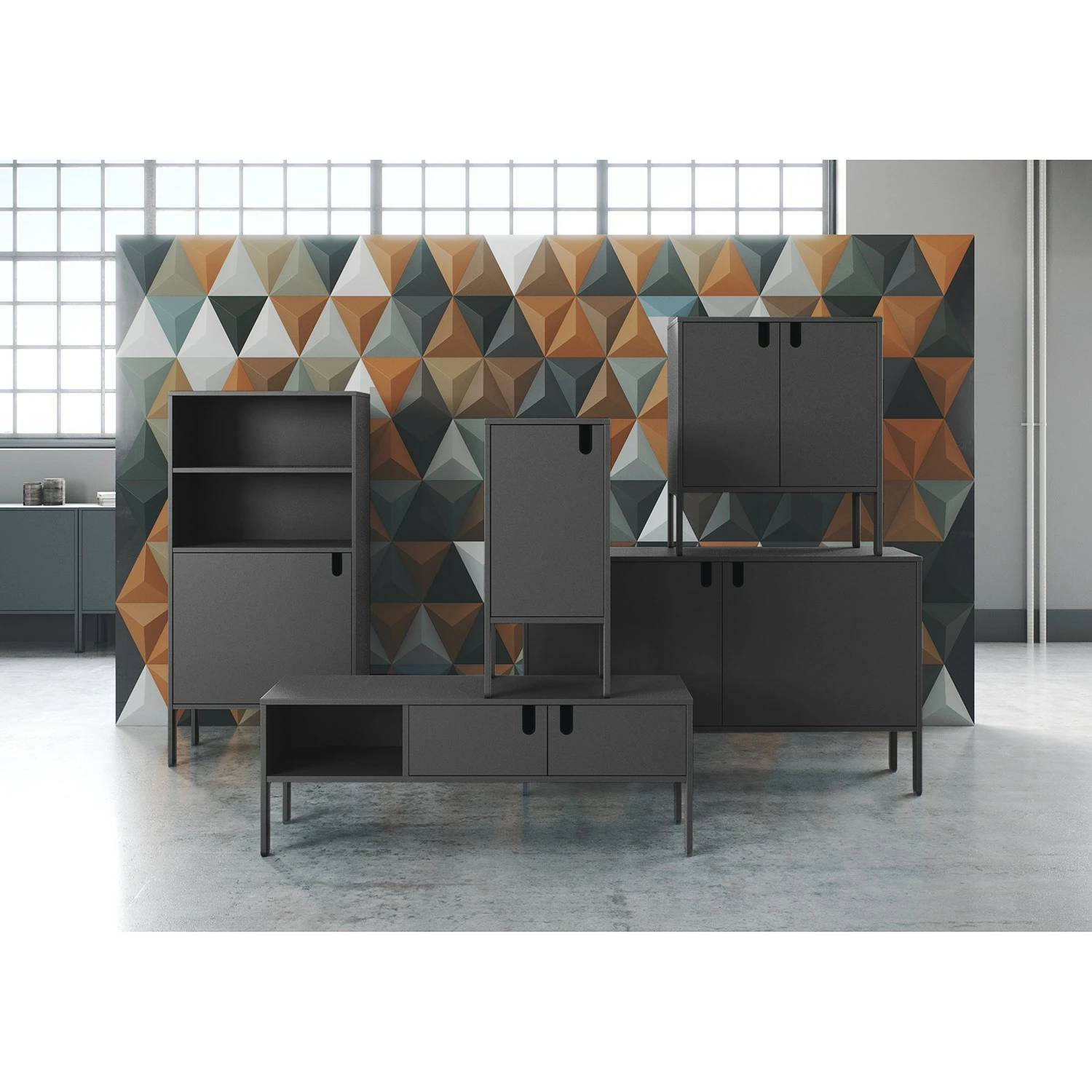 Tenzo Buffet Haut Uno - Gris 5 Tenzo Buffet Haut Uno - Gris – Image 3
