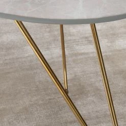 Jack & Alice Table basse Sherry II - Imitation marbre gris clair / Doré -loftscape Boutique 1000125121 190325 15501200003 GALLERYIMAGES P000000001000125121