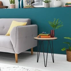 Mørteens Table d'appoint Kess I - Imitation chêne marron clair / Noir -loftscape Boutique 1000125122 190315 09501500001 MOOD GALLERYIMAGES P000000001000125122 mood