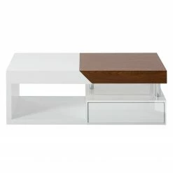 Fredriks Table basse Smithers - Imitation noyer / Blanc brillant 20 Fredriks Table basse Smithers - Imitation noyer / Blanc brillant -loftscape Boutique 1000125747 181029 15191202 GALLERYIMAGES P000000001000125747