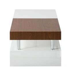 Fredriks Table basse Smithers - Imitation noyer / Blanc brillant 21 Fredriks Table basse Smithers - Imitation noyer / Blanc brillant -loftscape Boutique 1000125747 181029 15191203 GALLERYIMAGES P000000001000125747