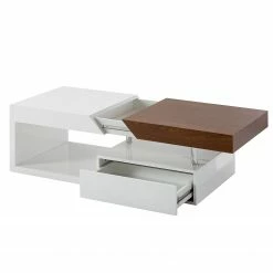 Fredriks Table basse Smithers - Imitation noyer / Blanc brillant 23 Fredriks Table basse Smithers - Imitation noyer / Blanc brillant -loftscape Boutique 1000125747 181029 15191205 GALLERYIMAGES P000000001000125747