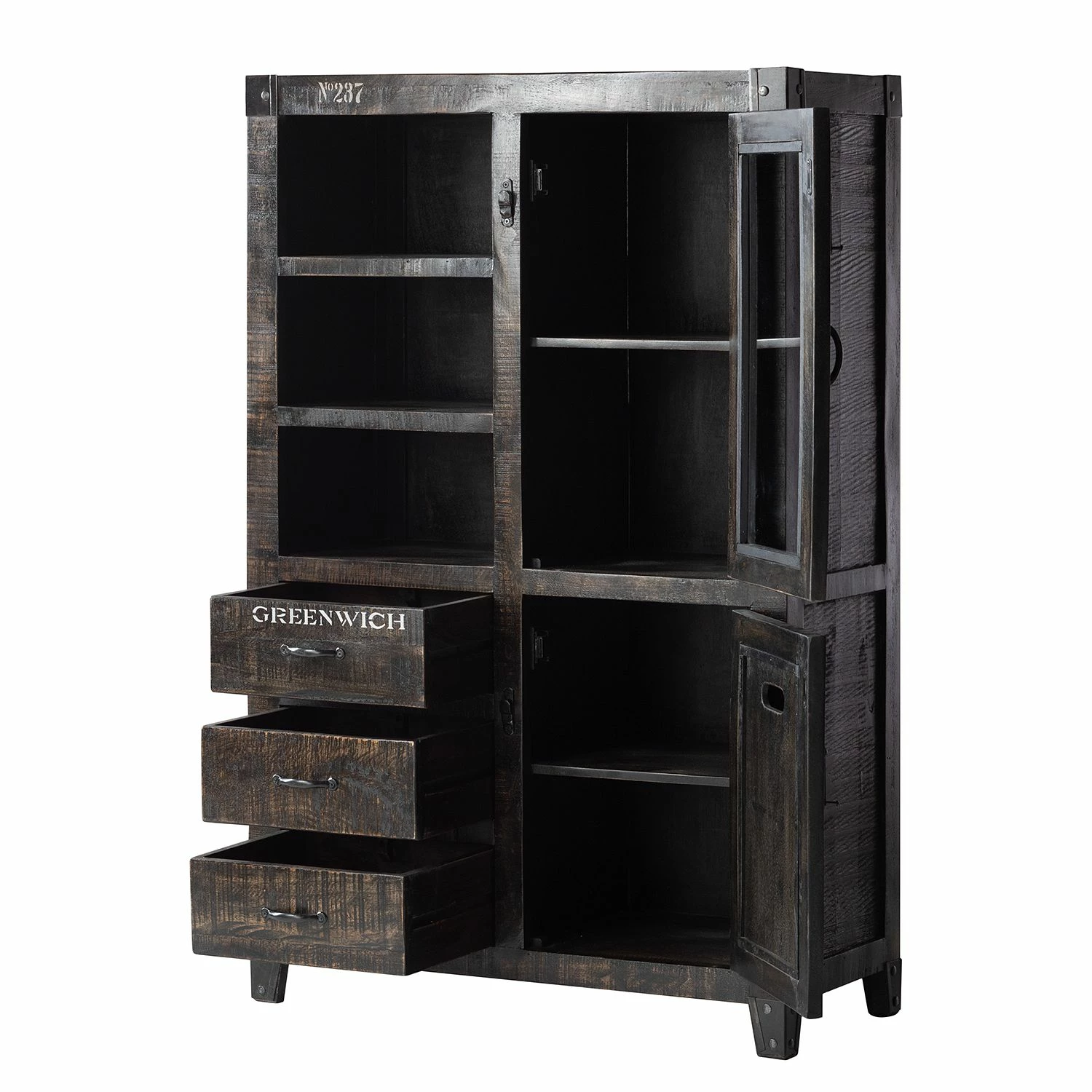 Ars manufacti Buffet haut Keyport I - Manguier massif 6 Ars manufacti Buffet haut Keyport I - Manguier massif – Image 4