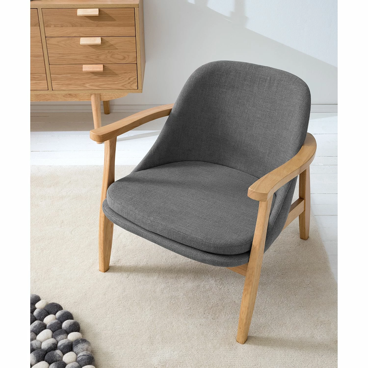 Mørteens Fauteuil Londo - Tissu - Gris 12 Mørteens Fauteuil Londo - Tissu - Gris – Image 10