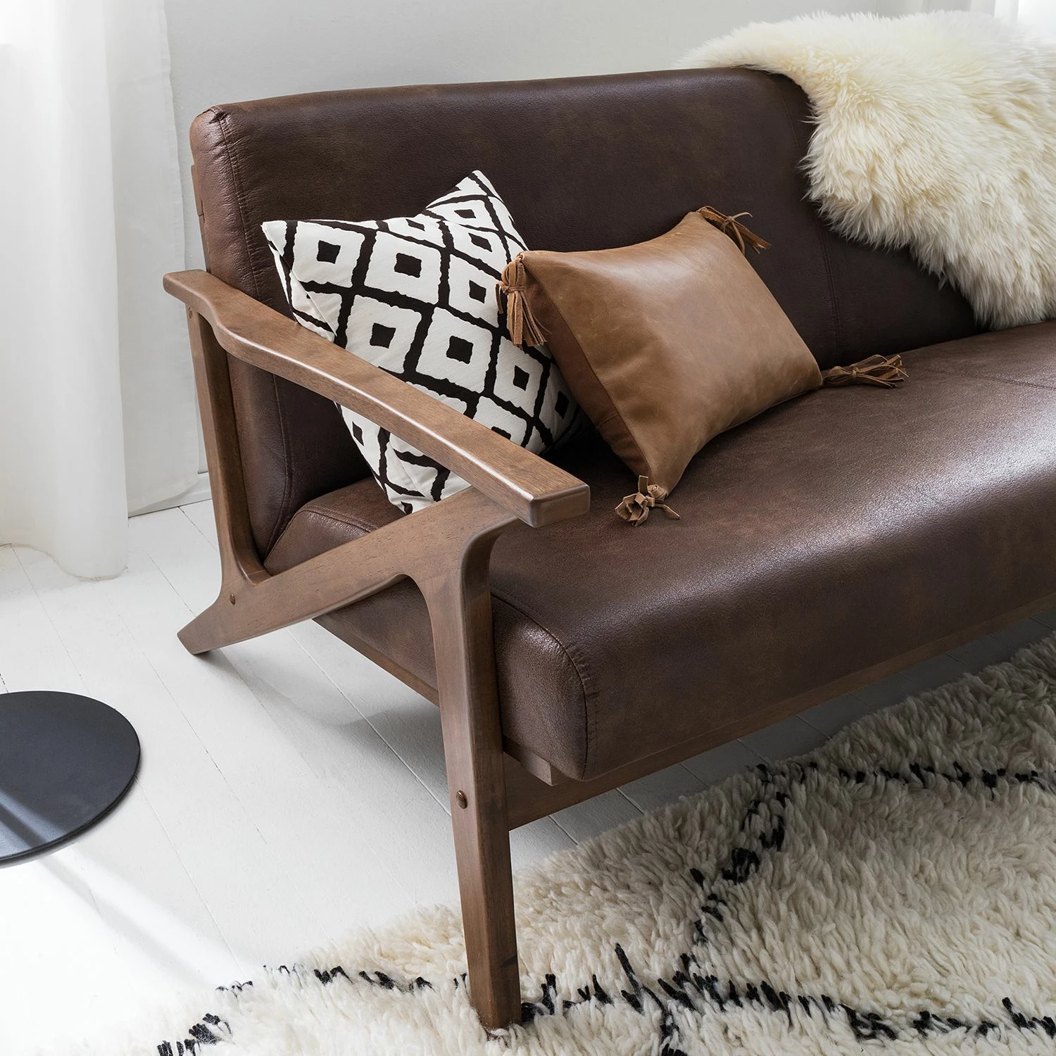 Mørteens Canapé 3 places Coop I - Aspect cuir vieilli 15 Mørteens Canapé 3 places Coop I - Aspect cuir vieilli – Image 13