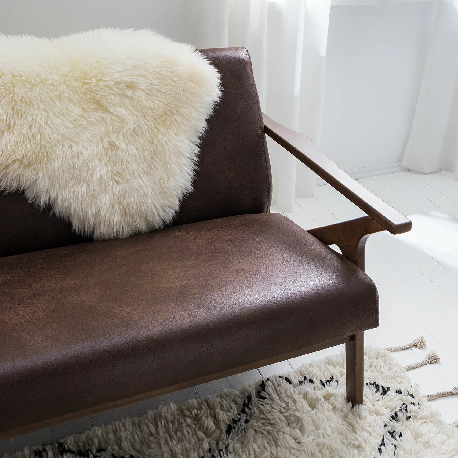 Mørteens Canapé 3 places Coop I - Aspect cuir vieilli 16 Mørteens Canapé 3 places Coop I - Aspect cuir vieilli – Image 14