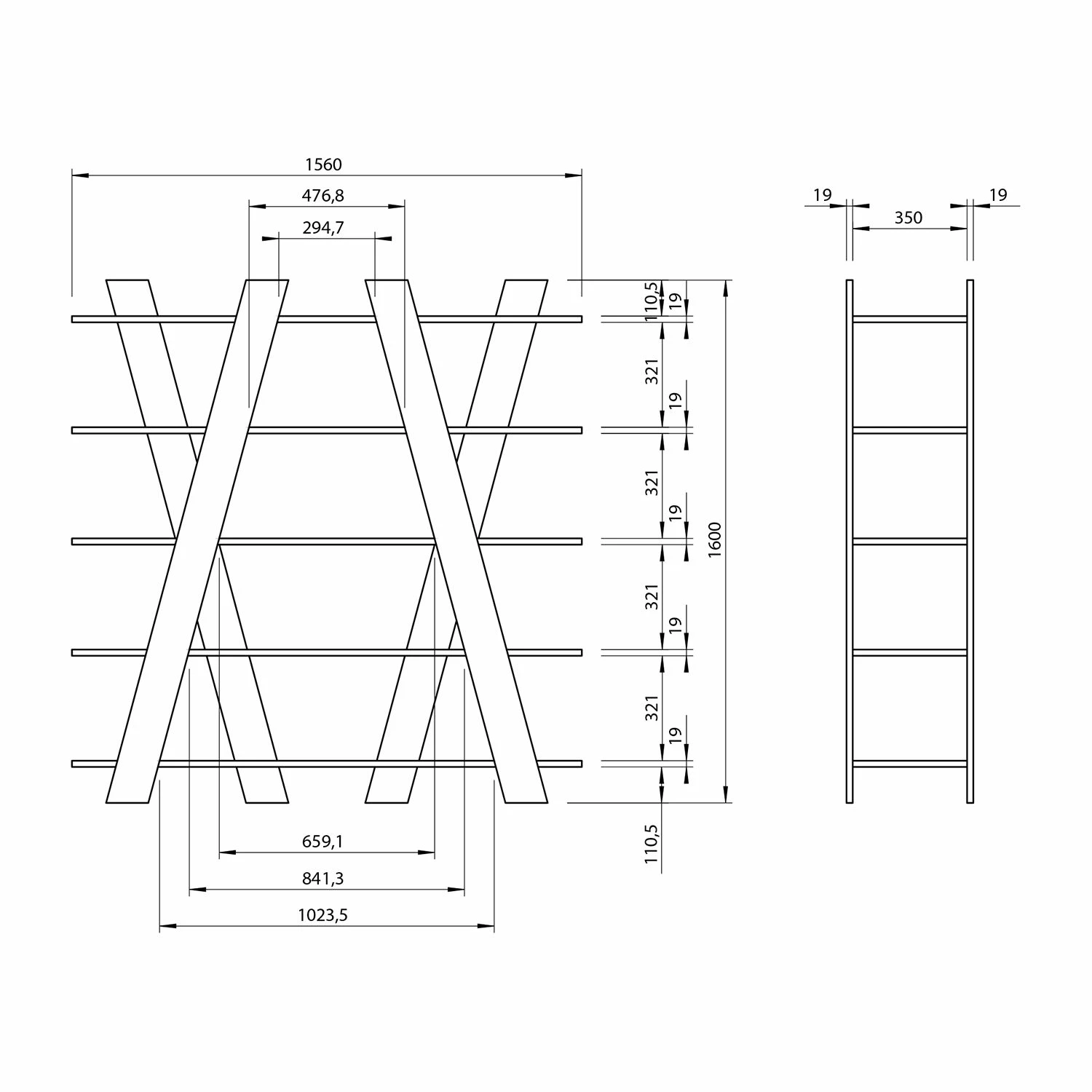 Temahome Étagère Wind I - Chêne 13 Temahome Étagère Wind I - Chêne – Image 11