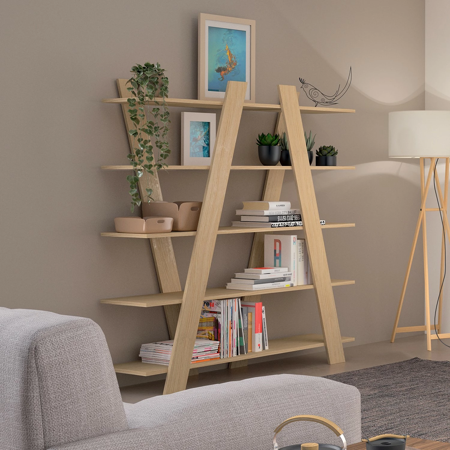 Temahome Étagère Wind I - Chêne 5 Temahome Étagère Wind I - Chêne – Image 3