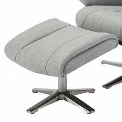 Fredriks Fauteuil de relaxation Carreto - Tissé à plat - Gris clair / Argenté -loftscape Boutique 1000126875 180724 18572080 GALLERYIMAGES P000000001000126875