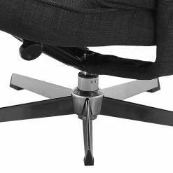 Fredriks Fauteuil de relaxation Modelo - Tissé à plat - Gris foncé / Argenté -loftscape Boutique 1000126883 180724 185720100 GALLERYIMAGES P000000001000126883