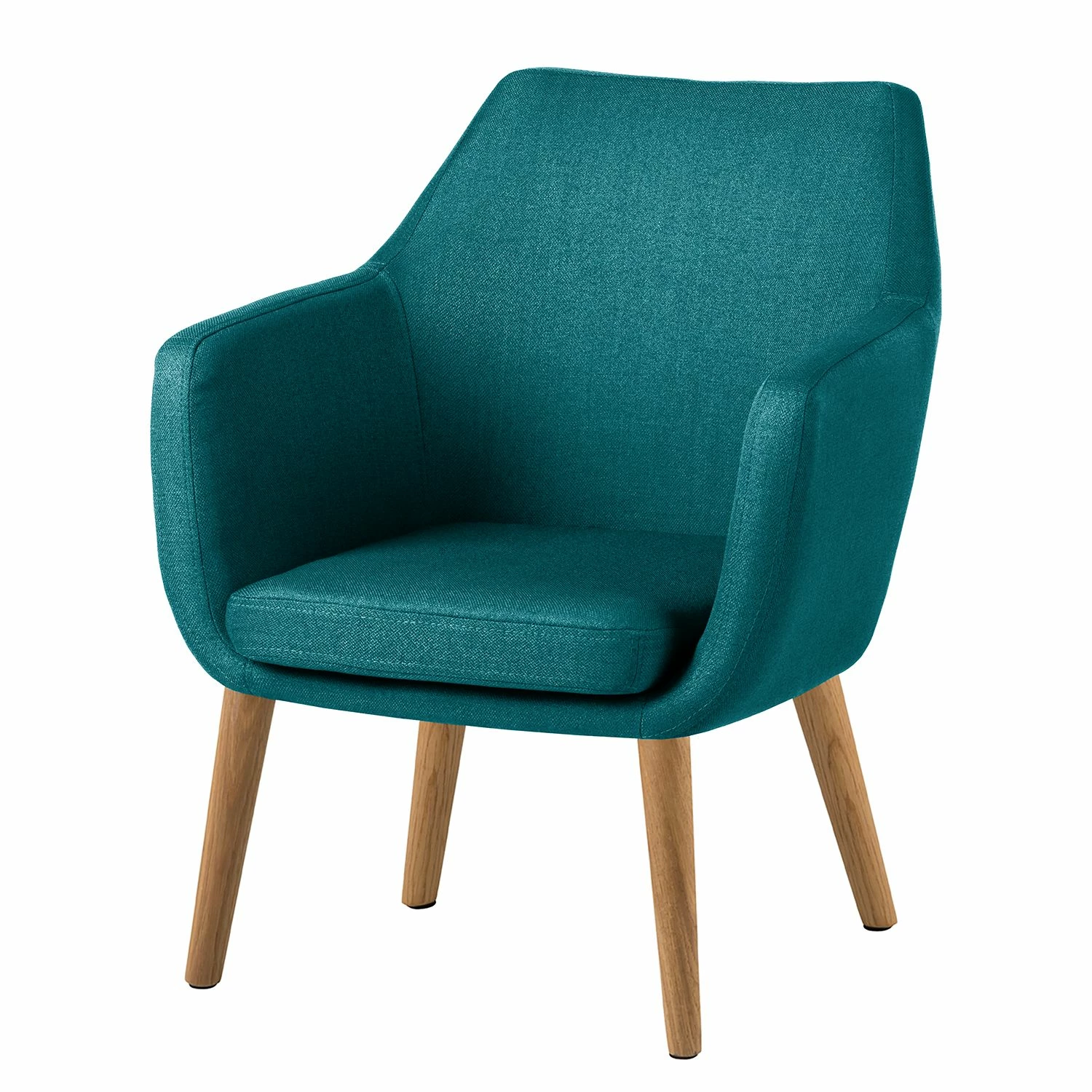 Mørteens Fauteuil Nicholas - Tissu - Bleu pétrole 3 Mørteens Fauteuil Nicholas - Tissu - Bleu pétrole