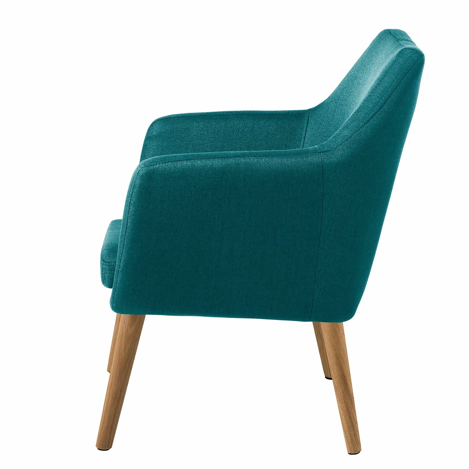 Mørteens Fauteuil Nicholas - Tissu - Bleu pétrole 6 Mørteens Fauteuil Nicholas - Tissu - Bleu pétrole – Image 4