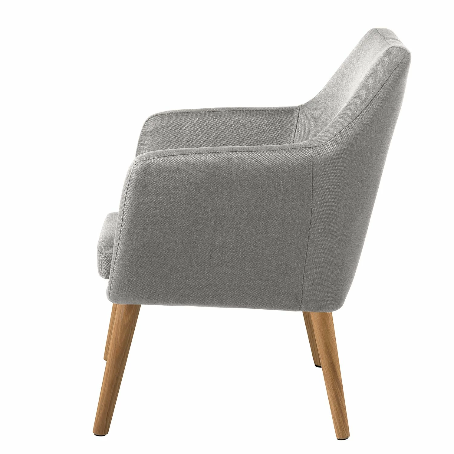 Mørteens Fauteuil Nicholas - Tissu - Gris clair 7 Mørteens Fauteuil Nicholas - Tissu - Gris clair – Image 5
