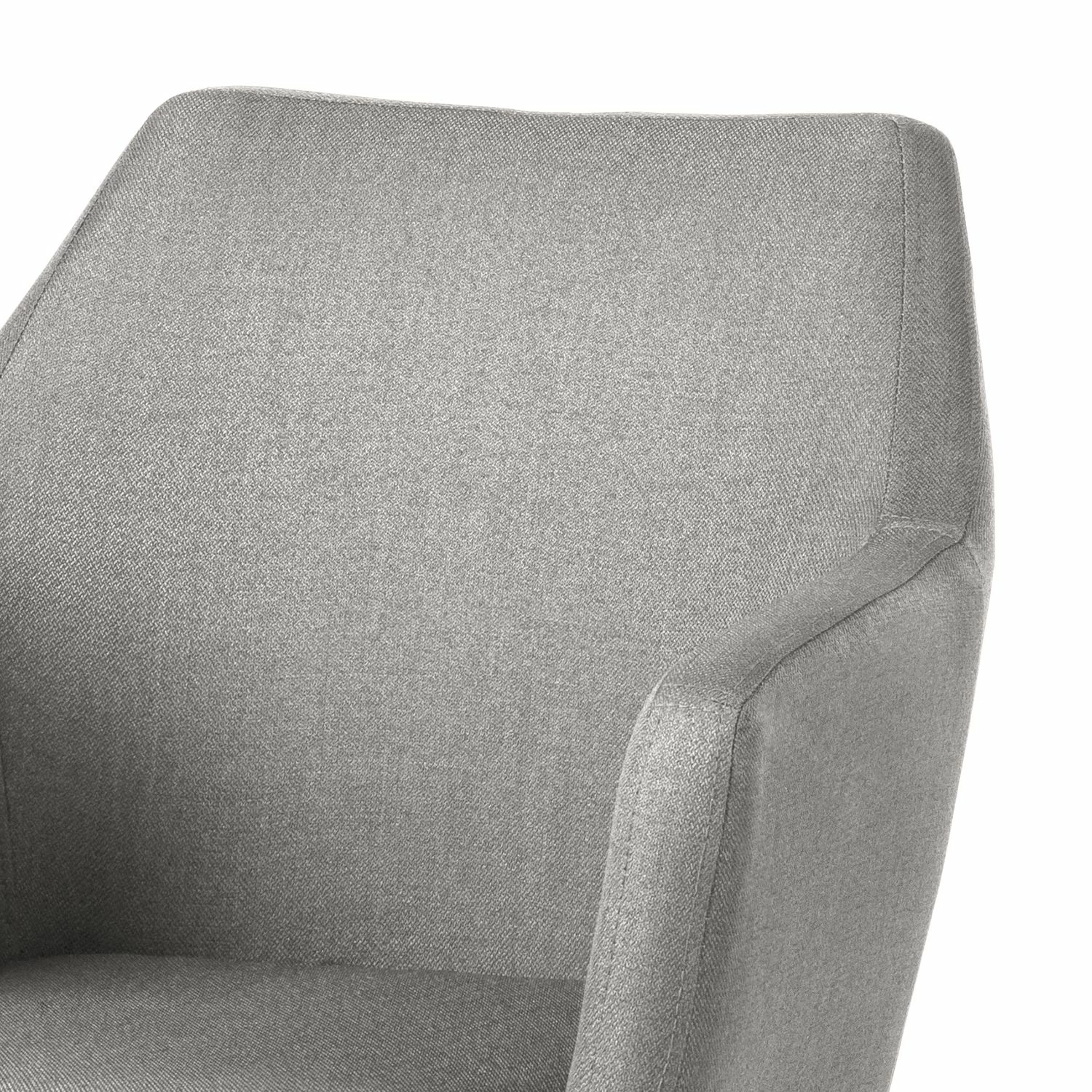 Mørteens Fauteuil Nicholas - Tissu - Gris clair 9 Mørteens Fauteuil Nicholas - Tissu - Gris clair – Image 7