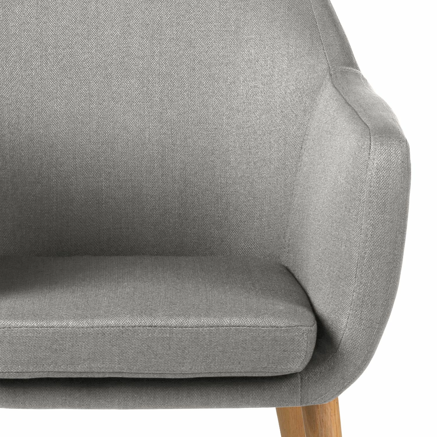 Mørteens Fauteuil Nicholas - Tissu - Gris clair 11 Mørteens Fauteuil Nicholas - Tissu - Gris clair – Image 9