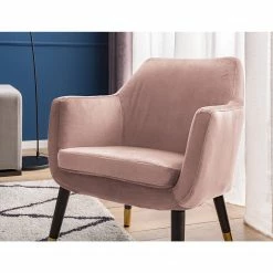 Jack & Alice Fauteuil Nicholas - Velours - Lavande -loftscape Boutique 1000126899 191017 17222600005 DETAILS P000000001000126899