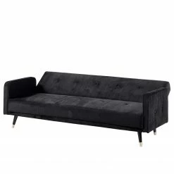 Jack & Alice Canapé convertible Daru I - Velours - Noir 30 Jack & Alice Canapé convertible Daru I - Velours - Noir -loftscape Boutique 1000126931 200512 17233000017 DETAILS P000000001000126931