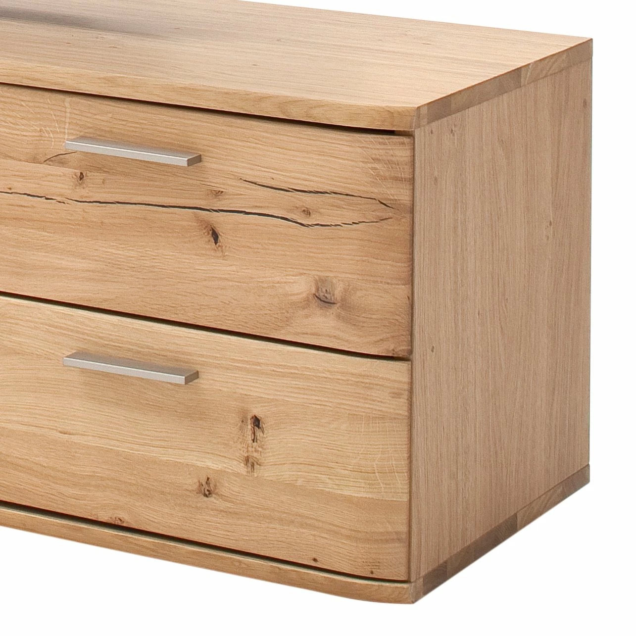 Naturoo Meuble TV Kvilla I - Partiellement en planches de chêne Bianco massif / Chêne Bianco 6 Naturoo Meuble TV Kvilla I - Partiellement en planches de chêne Bianco massif / Chêne Bianco – Image 4