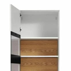 Now! by hülsta Vitrine hülsta now easy - Laqué blanc pur - Butoir à gauche -loftscape Boutique 1000127798 180924 10035122 GALLERYIMAGES P000000001000127798