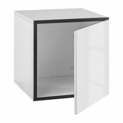 Now! by hülsta Rangement mural hülsta now to go II - Blanc pur laqué / Blanc neige - 39 x 38 cm -loftscape Boutique 1000127817 180913 14040624 GALLERYIMAGES P000000001000127817